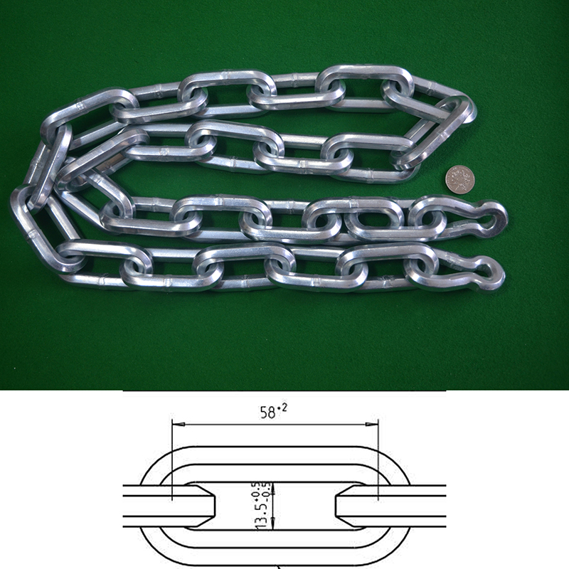 10mm Altıgen Alaşımlı Çelik Zincirler (çevre Dostu Çinko Kaplama)